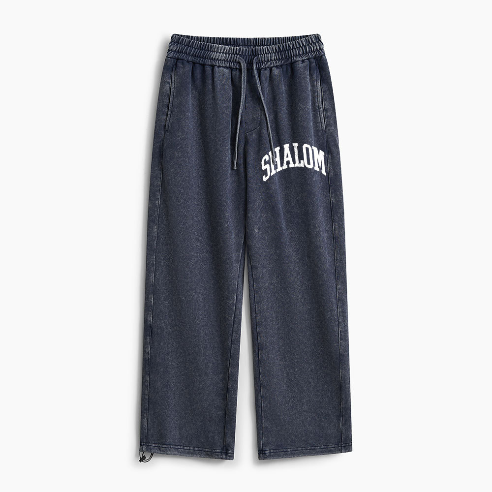 Shalom Christian Washed Sweatpants