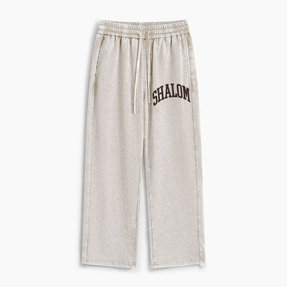 Shalom Christian Washed Sweatpants
