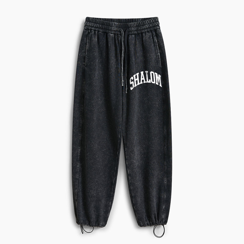 Shalom Christian Washed Sweatpants