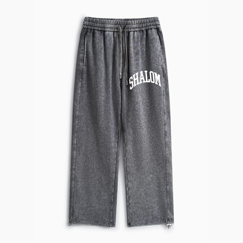 Shalom Christian Washed Sweatpants