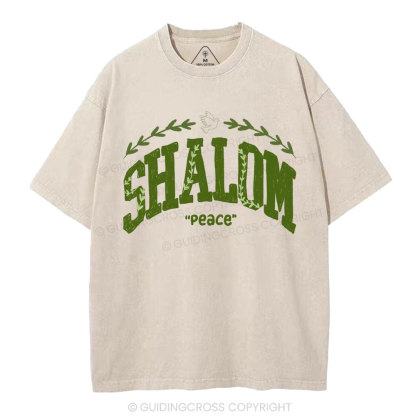 Shalom Christian Washed T-Shirt