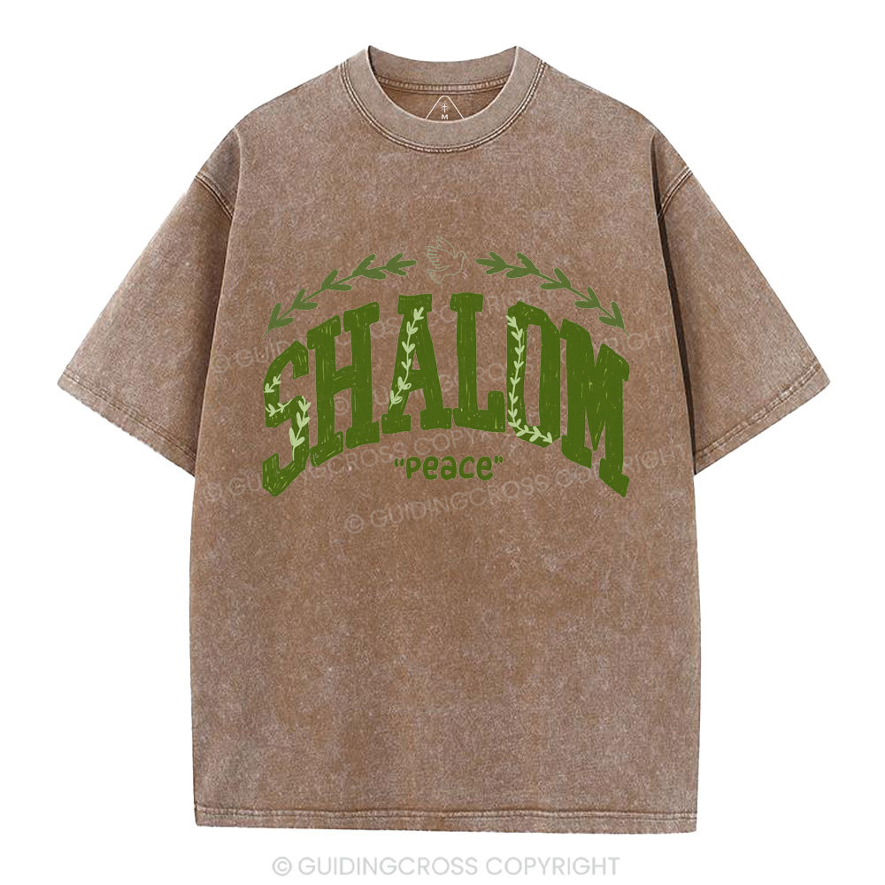 Shalom Christian Washed T-Shirt