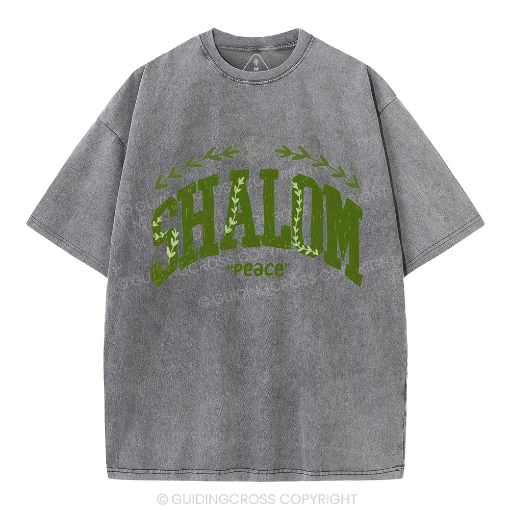 Shalom Christian Washed T-Shirt