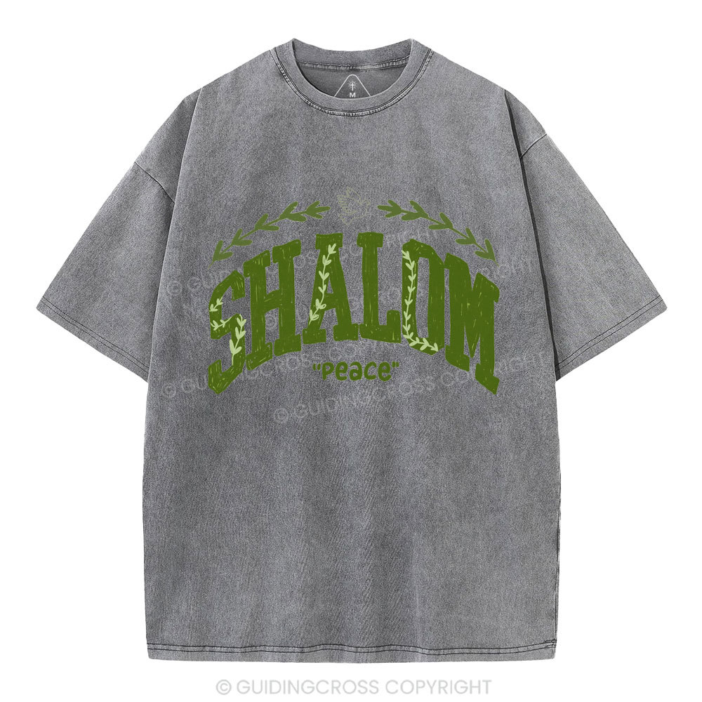 Shalom Christian Washed T-Shirt