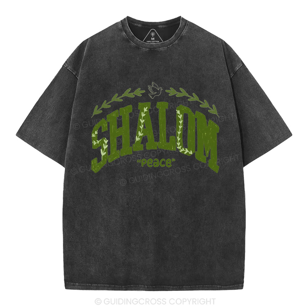 Shalom Christian Washed T-Shirt
