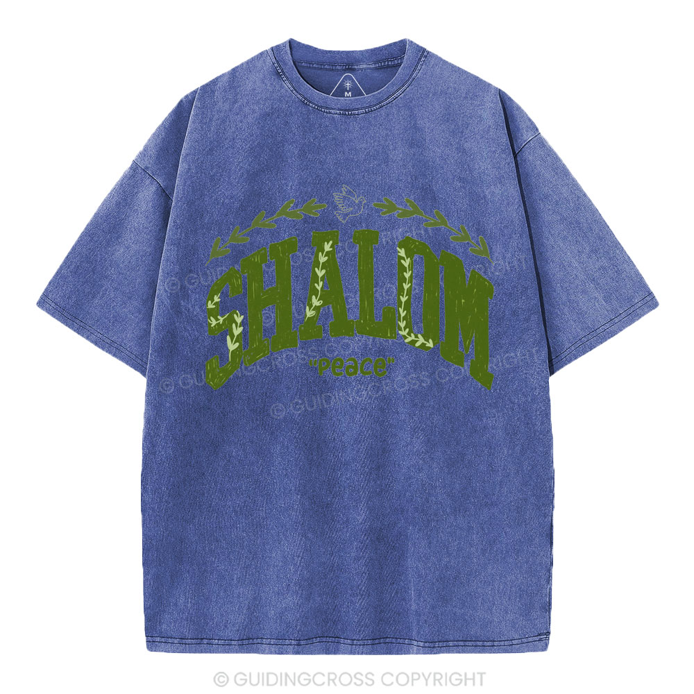 Shalom Christian Washed T-Shirt