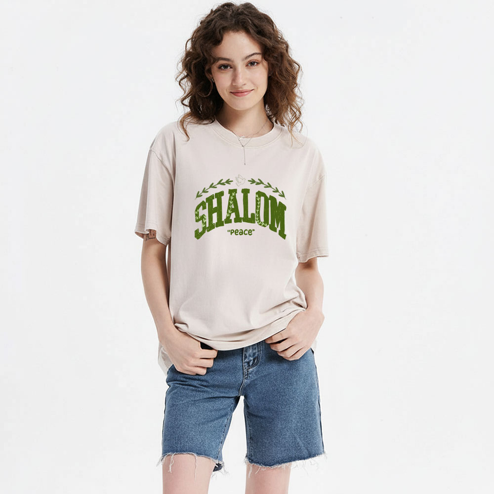 Shalom Christian Washed T-Shirt