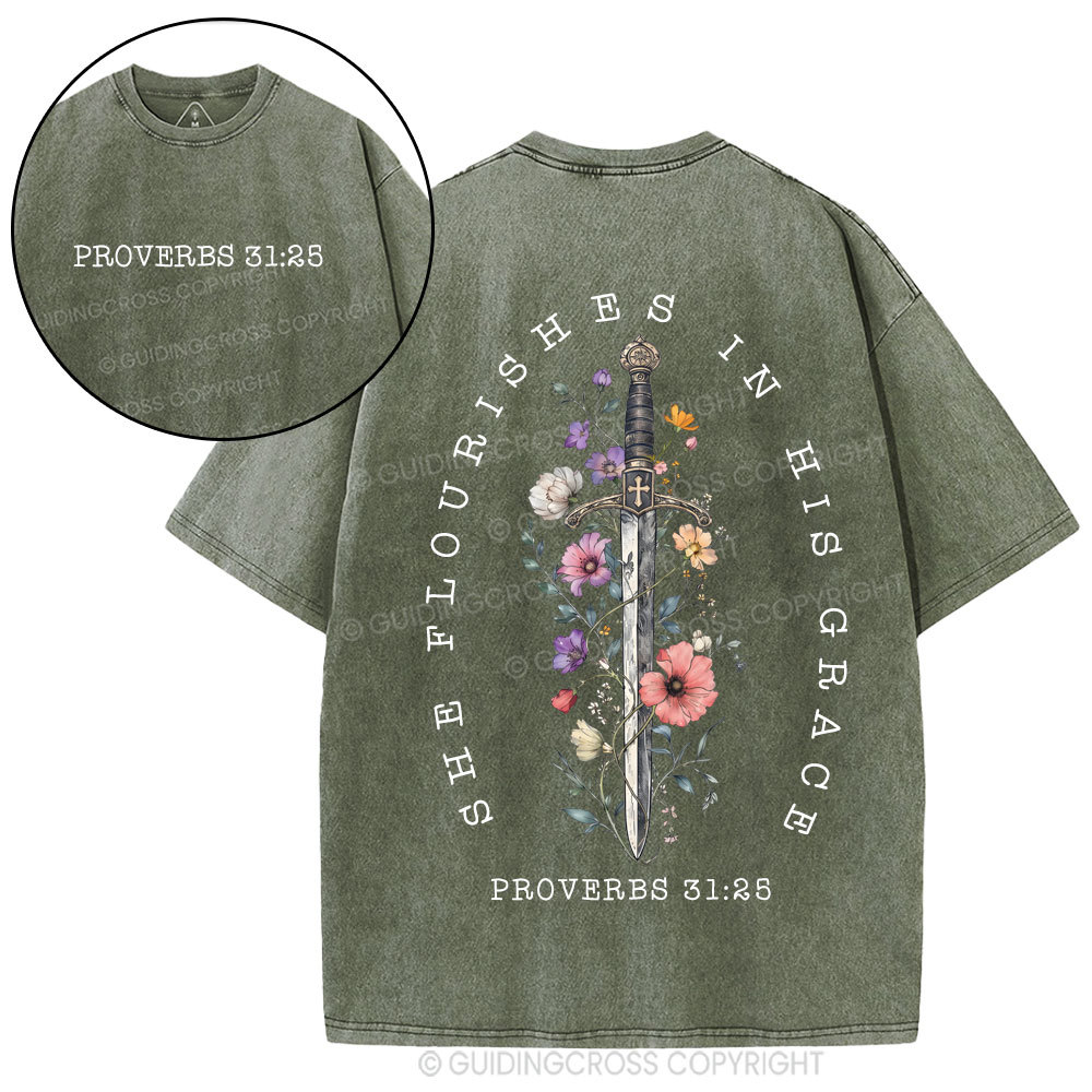 New-Sample Christian Washed T-Shirt Sale - GuidingCross
