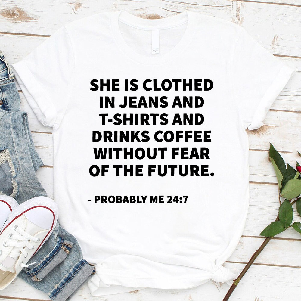 She Is Clothed Christian T-Shirt