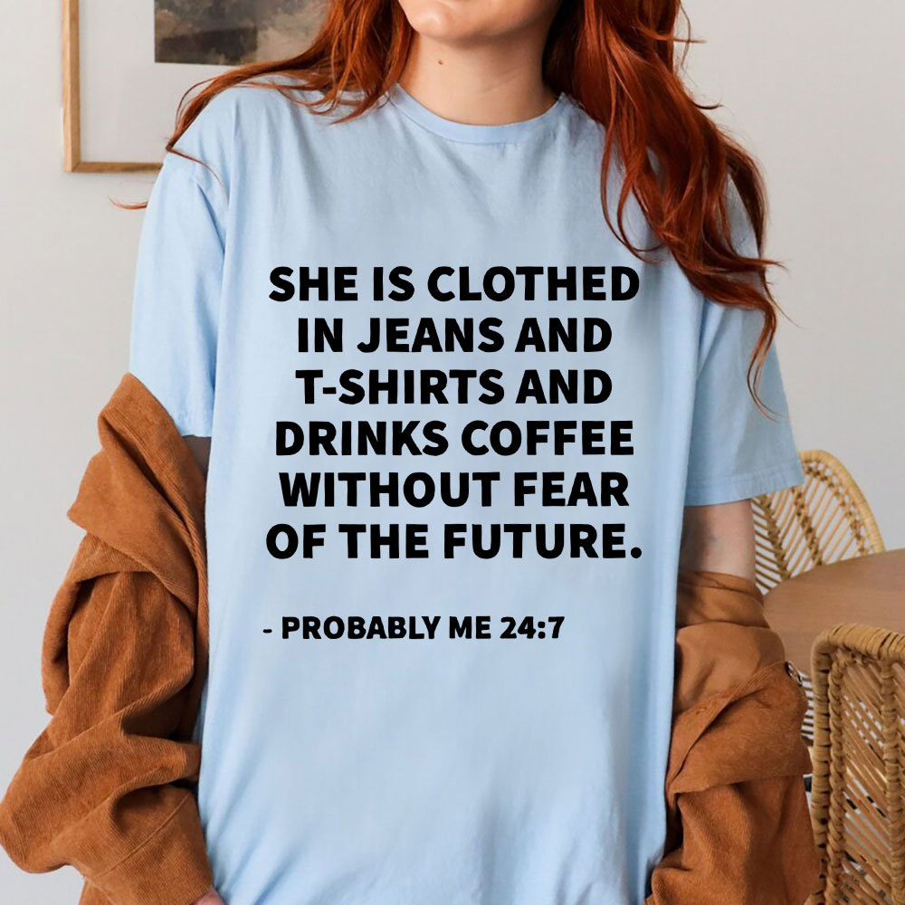 She Is Clothed Christian T-Shirt