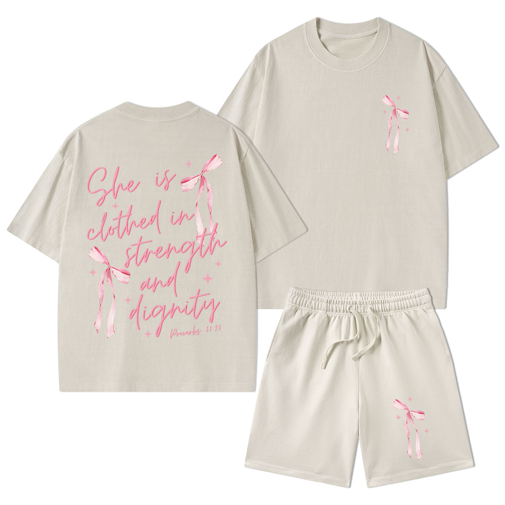 Sample Christian Washed T-Shirt & Shorts Sale - GuidingCross