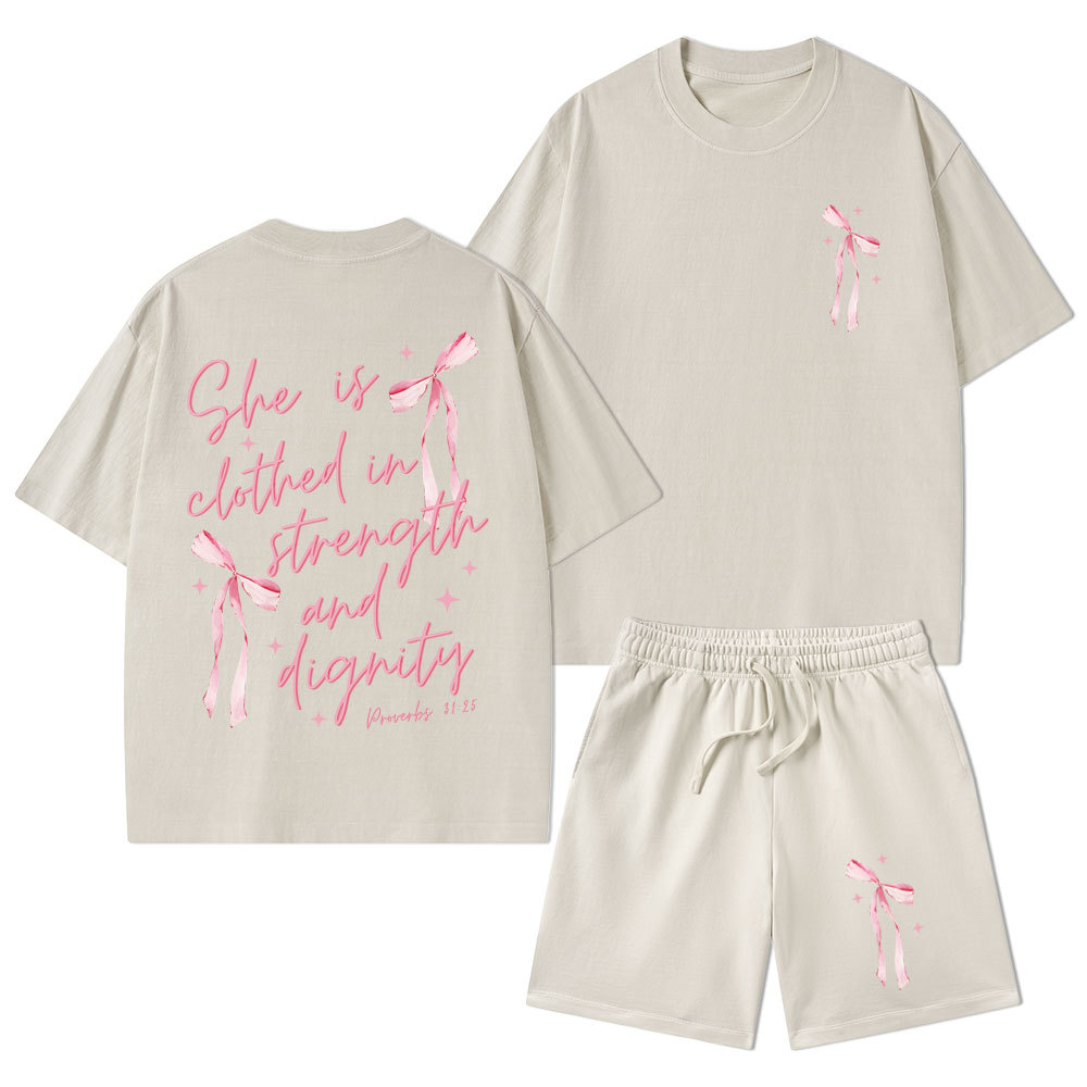 Sample Christian Washed T-Shirt & Shorts Sale - GuidingCross