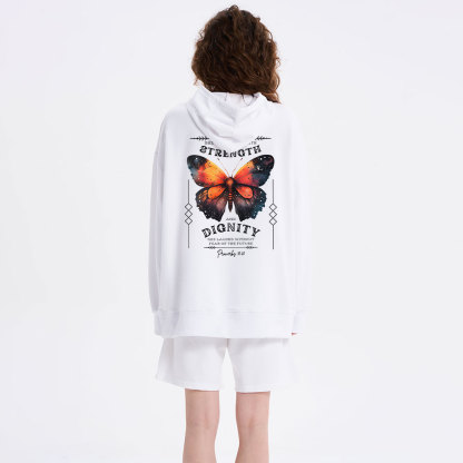 She Is Clothed With Strength Classic Christian Hoodie