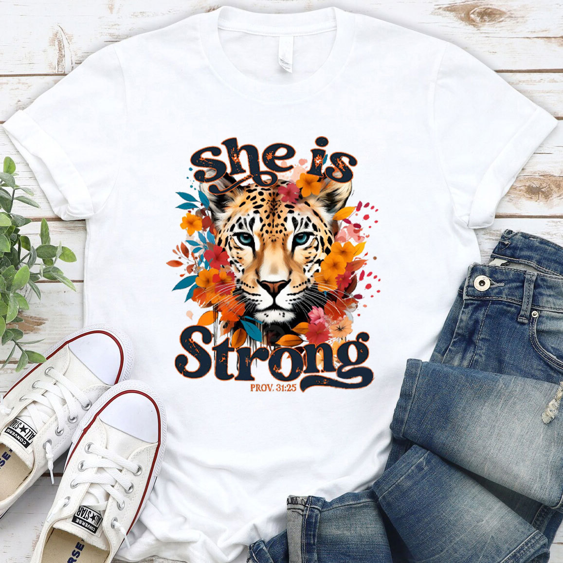 She Is Strong Christian T-Shirt