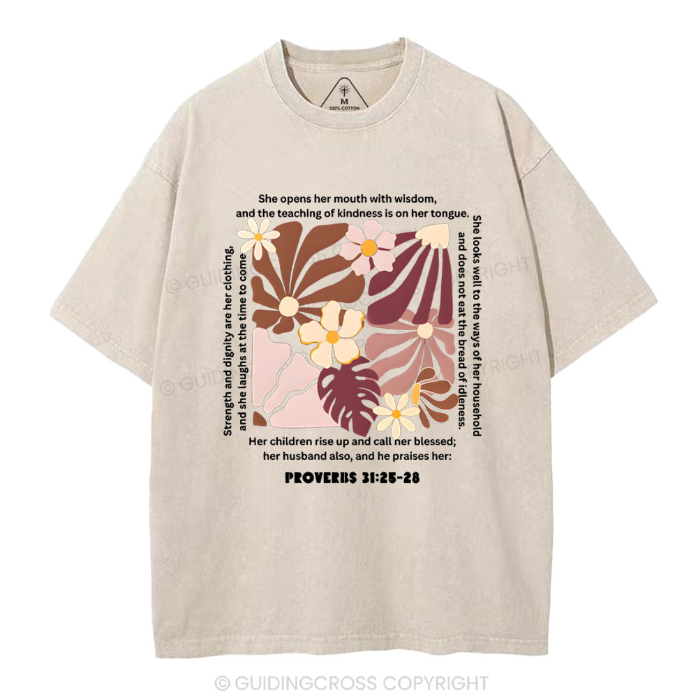 Motherhood Is A Prayer Answered christian Washed T-Shirt