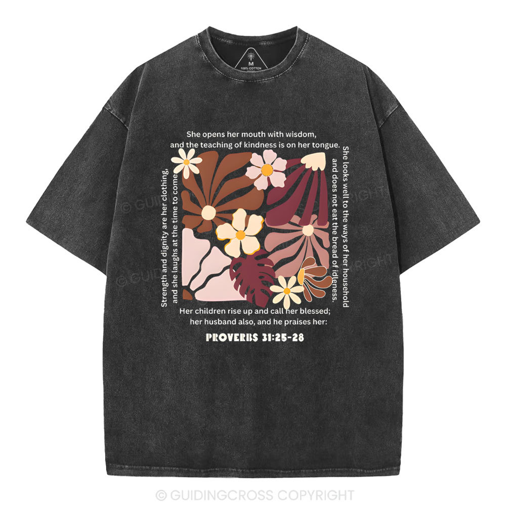 Motherhood Is A Prayer Answered christian Washed T-Shirt