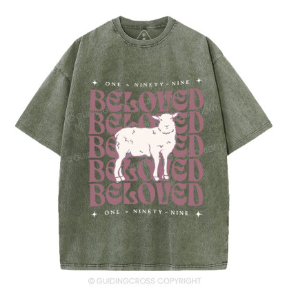 Sheep Christian Washed T-Shirt