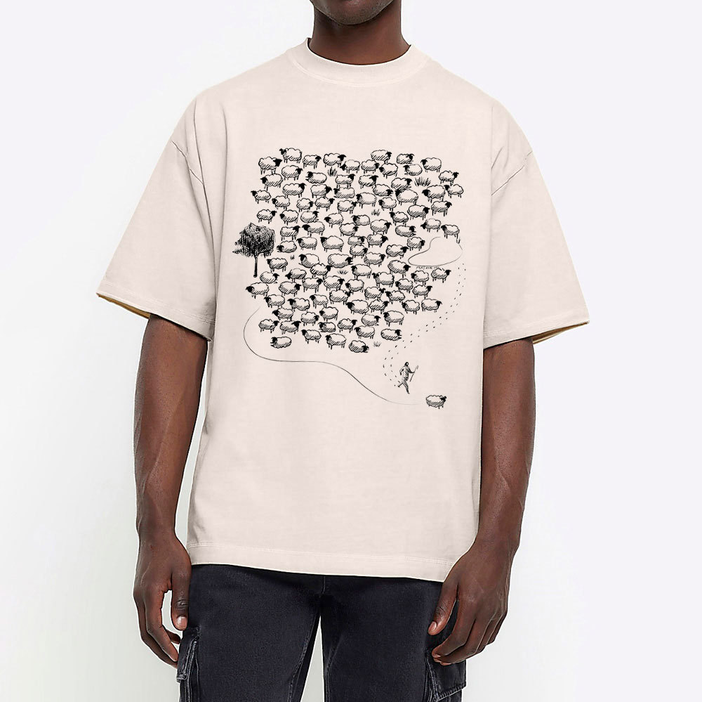 Sheep Christian Washed T-Shirt