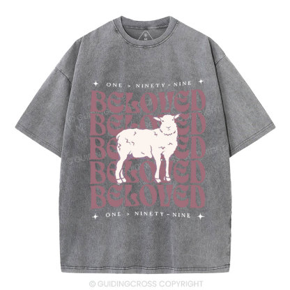 Sheep Christian Washed T-Shirt