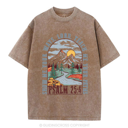 Show Me Your Ways Christian Washed T-Shirt