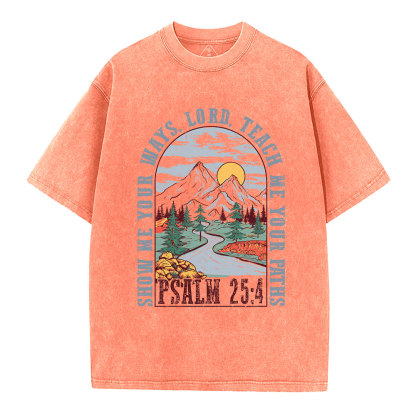 Show Me Your Ways Christian Washed T-Shirt