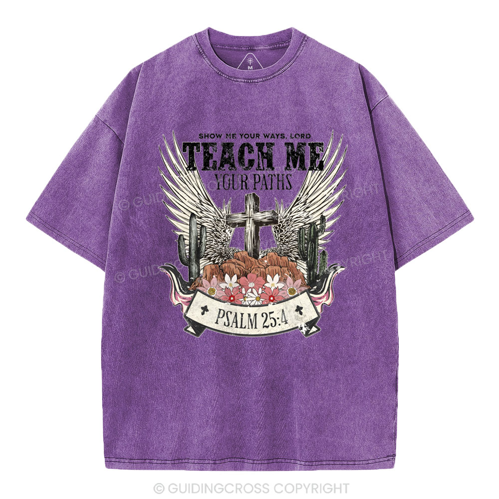 Show Me Your Ways Christian Washed T-Shirt