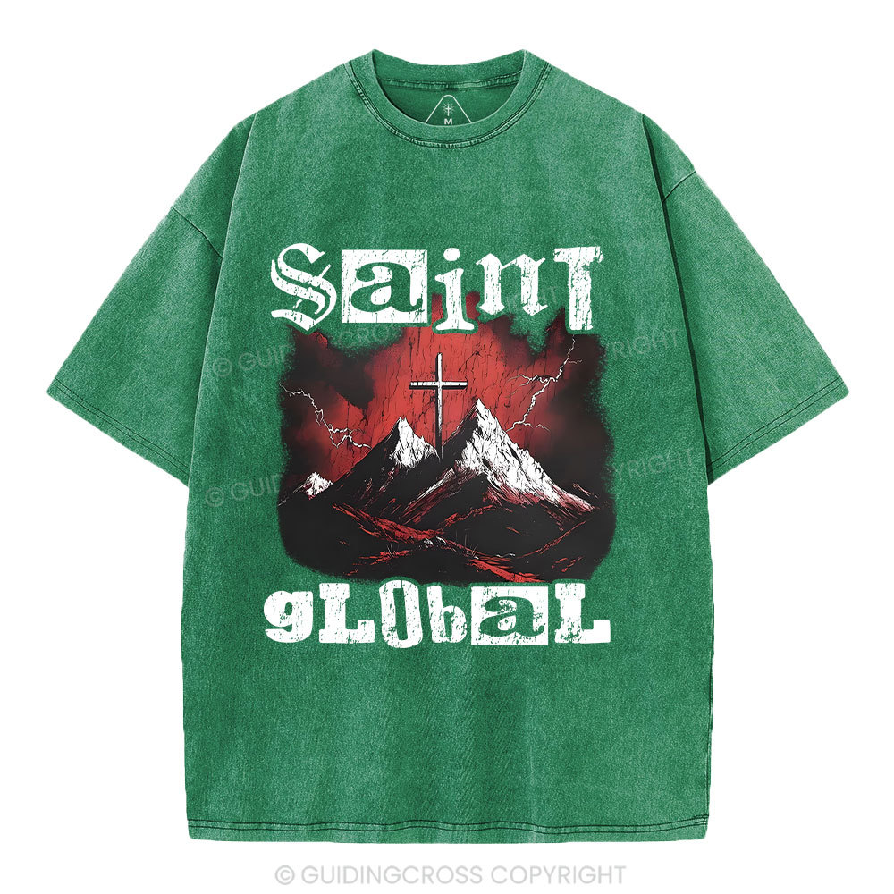 Siant Global Christian Washed T-Shirt