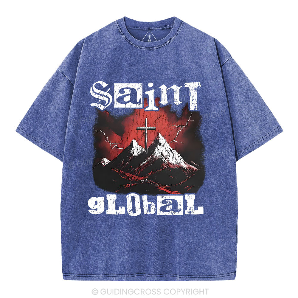 Siant Global Christian Washed T-Shirt