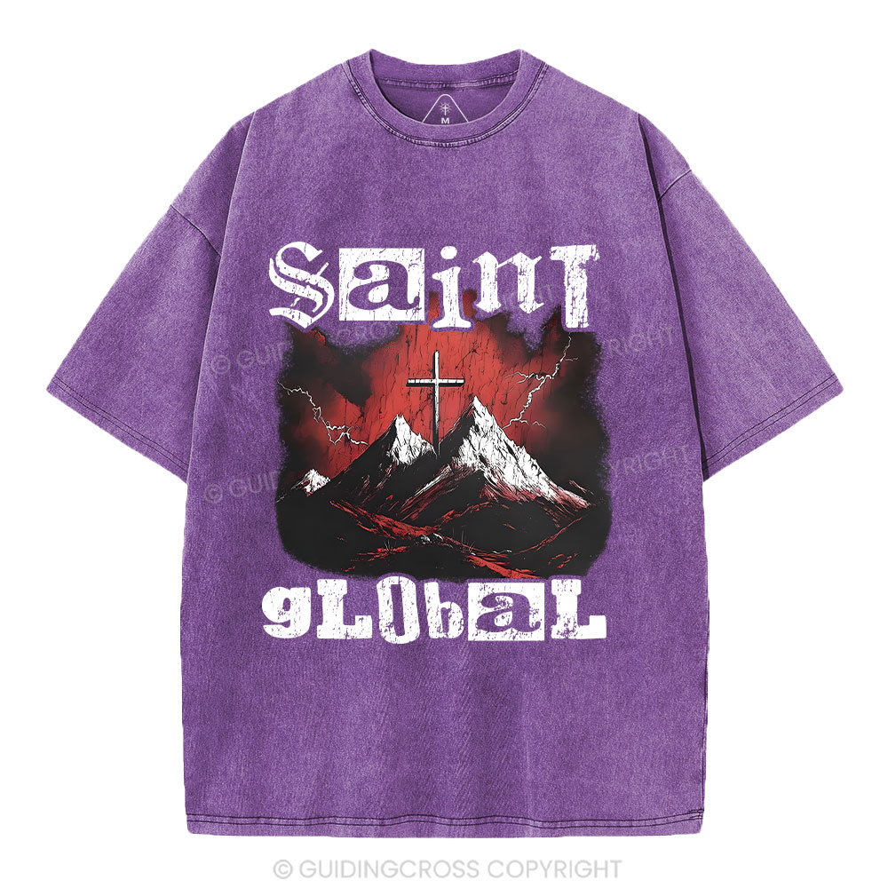 Siant Global Christian Washed T-Shirt