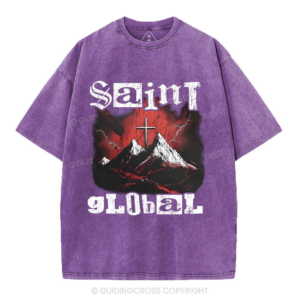Siant Global Christian Washed T-Shirt