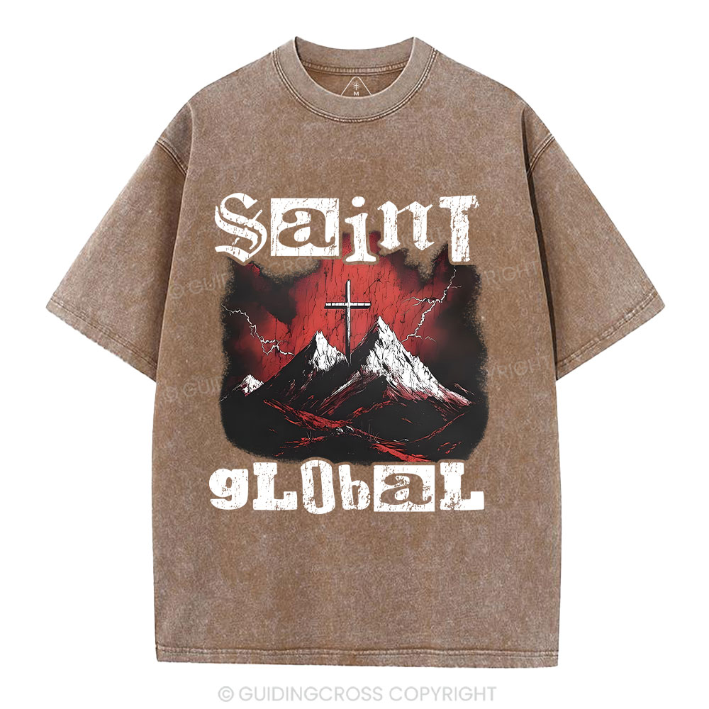 Siant Global Christian Washed T-Shirt