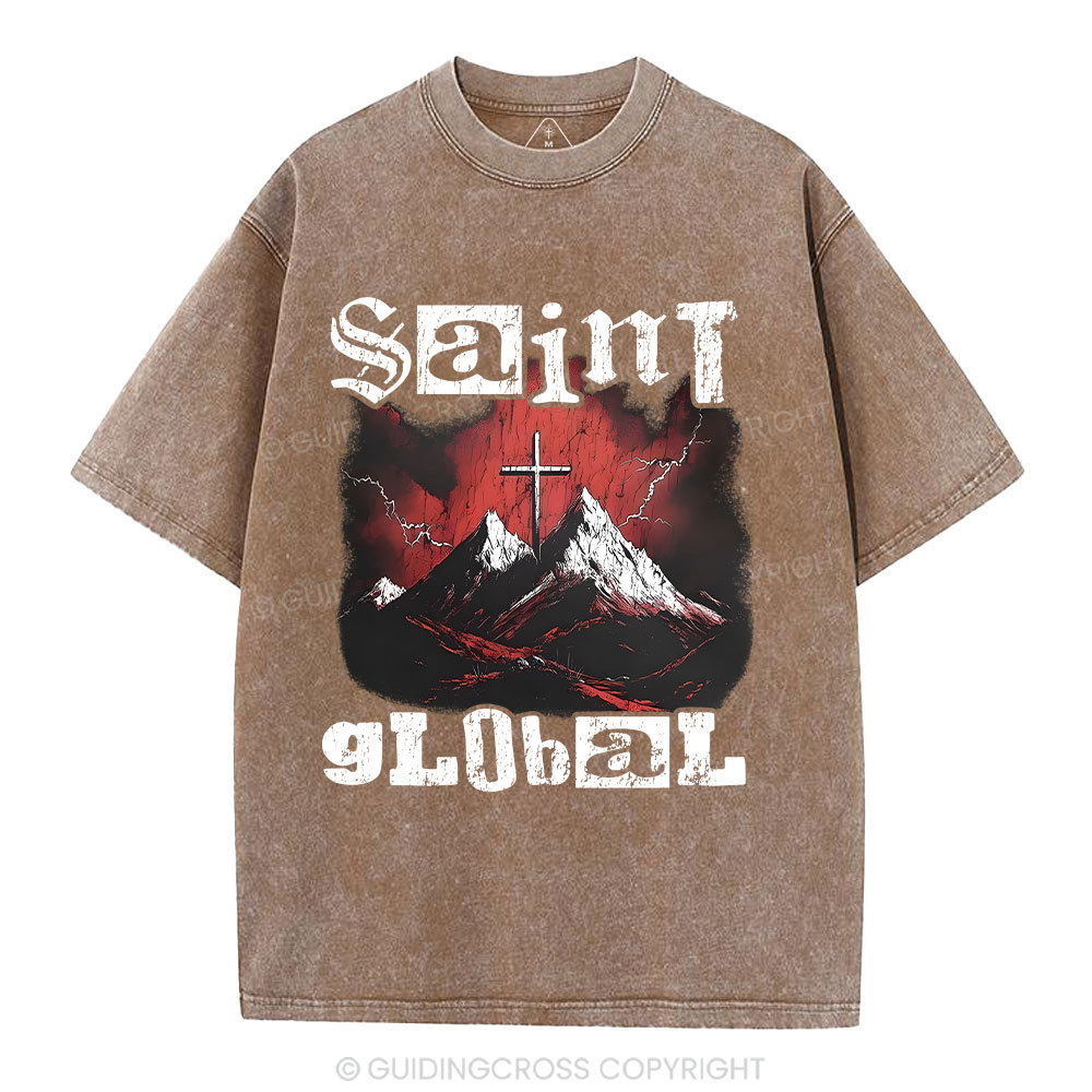 Siant Global Christian Washed T-Shirt