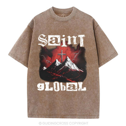 Siant Global Christian Washed T-Shirt