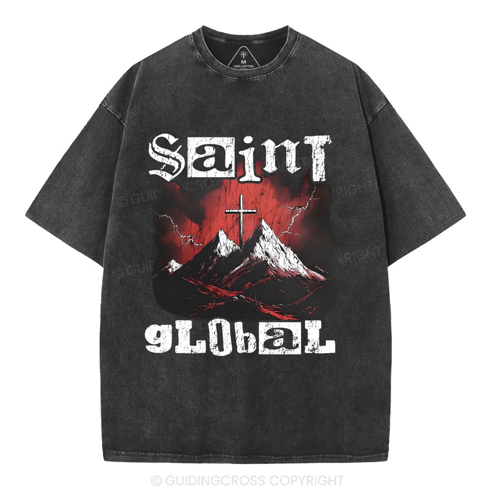 Siant Global Christian Washed T-Shirt