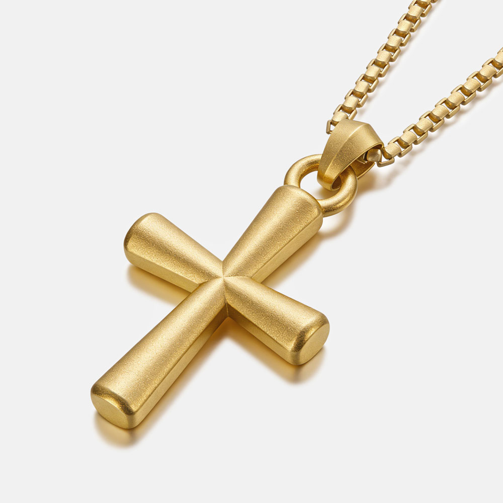 Simple Cross Christian 925 Sterling Silver Necklace