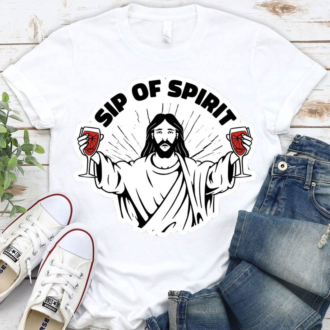 Sip Of Spirit Christian T-Shirt