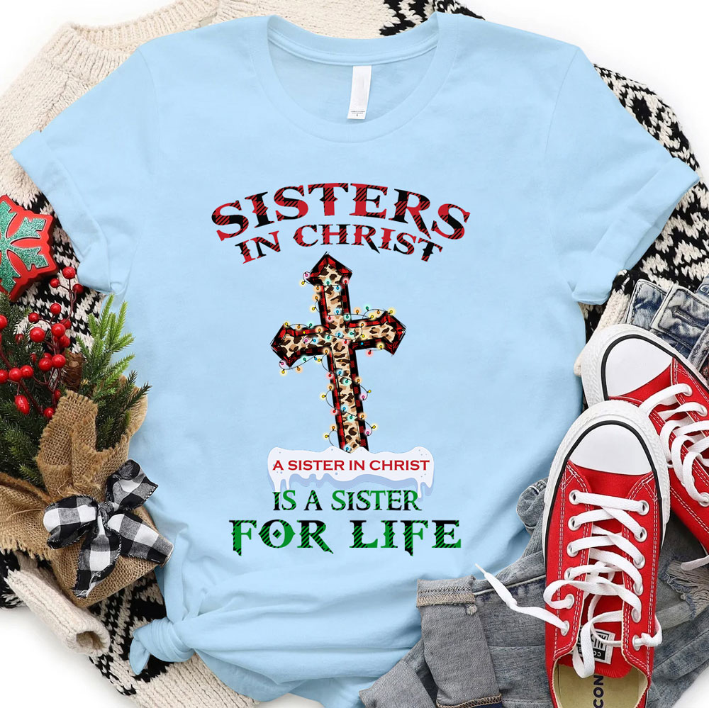 Sisters In Christ Christmas T-Shirt