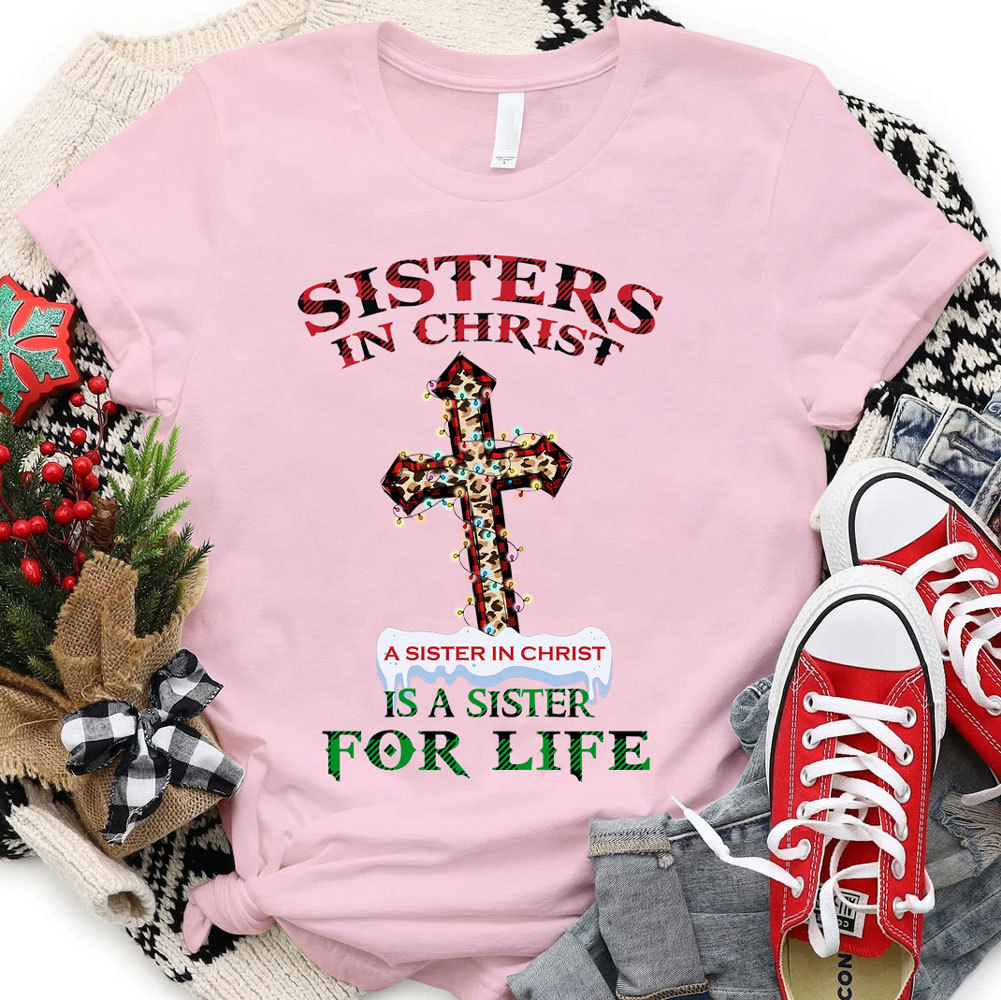 Sisters In Christ Christmas T-Shirt
