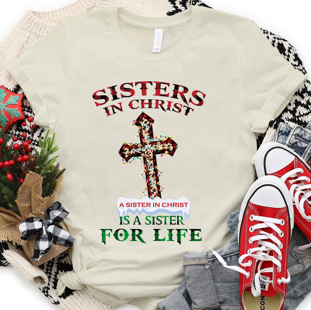 Sisters In Christ Christmas T-Shirt
