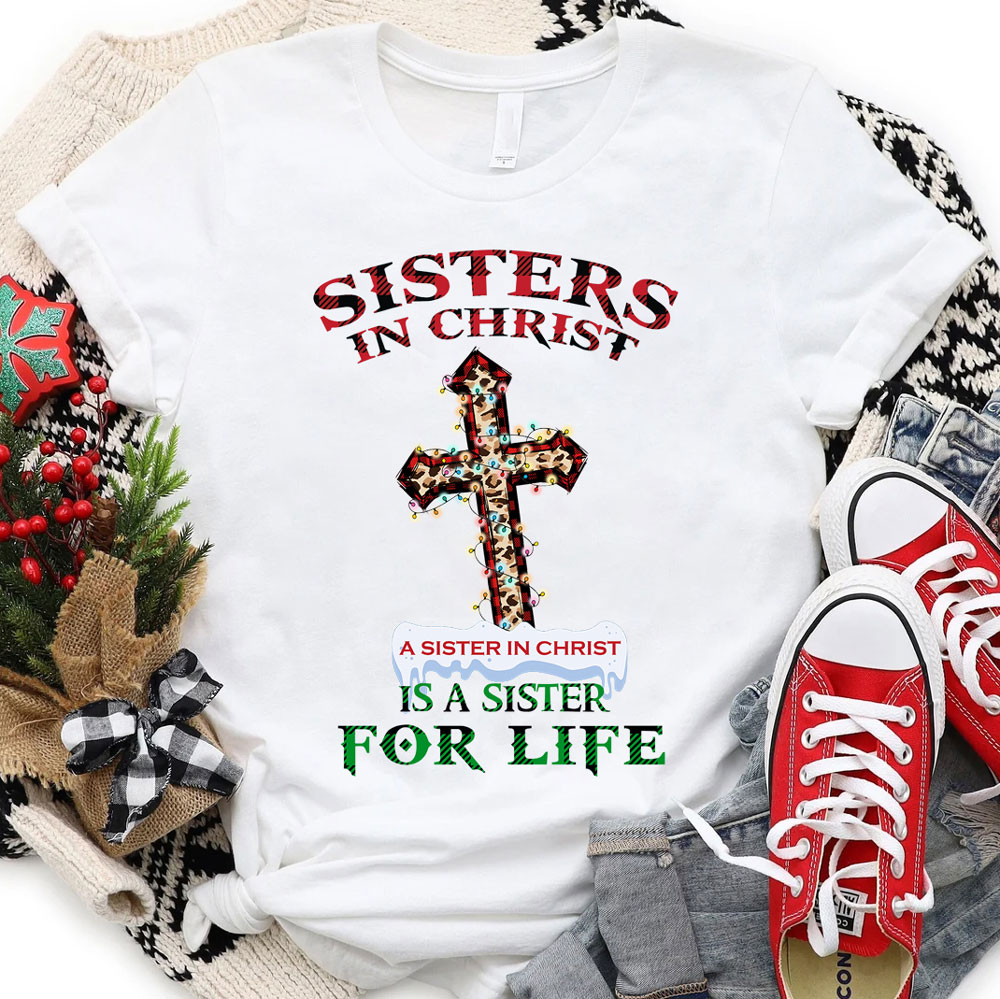 Sisters In Christ Christmas T-Shirt