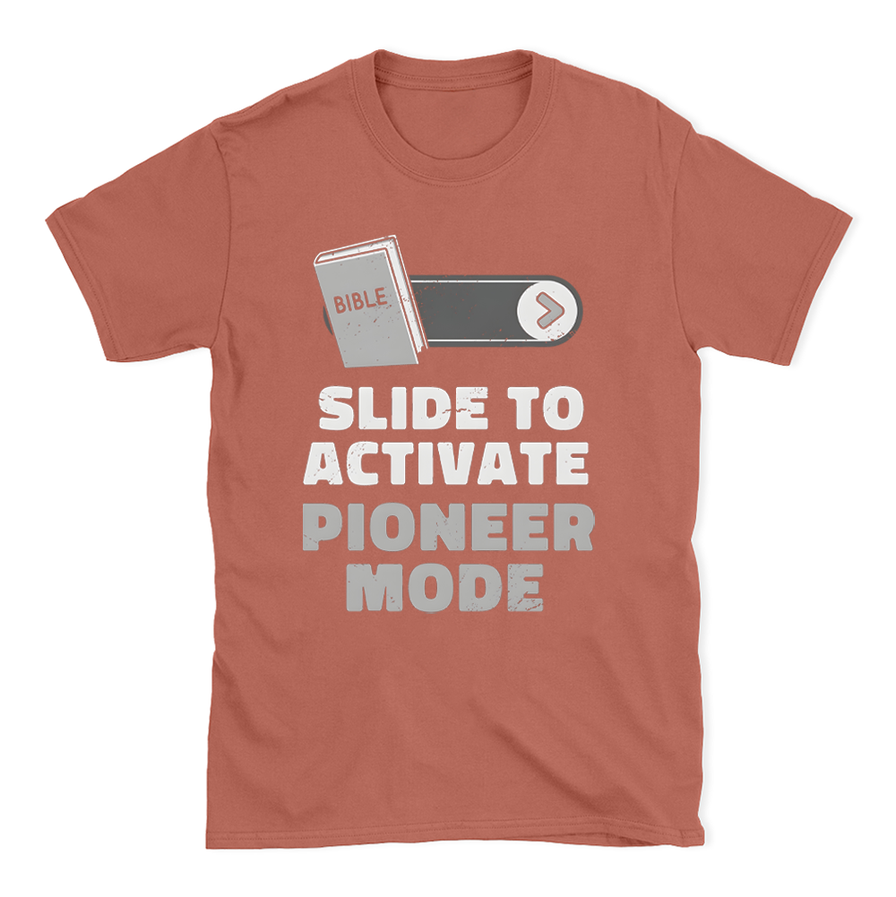 Slide To Activate Pioneer Mode Christian T-Shirt