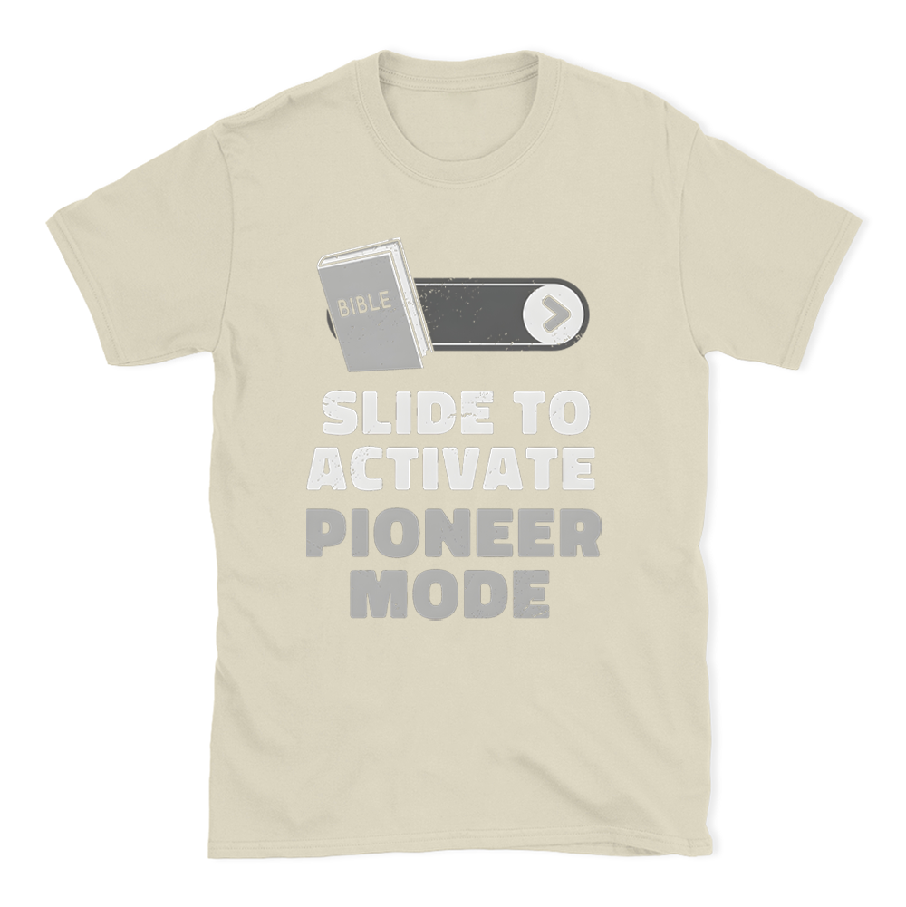 Slide To Activate Pioneer Mode Christian T-Shirt