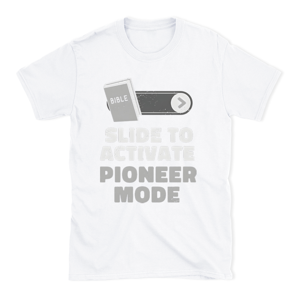 Slide To Activate Pioneer Mode Christian T-Shirt