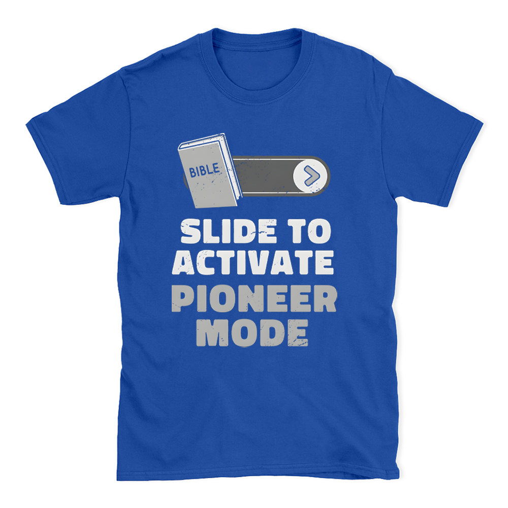 Slide To Activate Pioneer Mode Christian T-Shirt