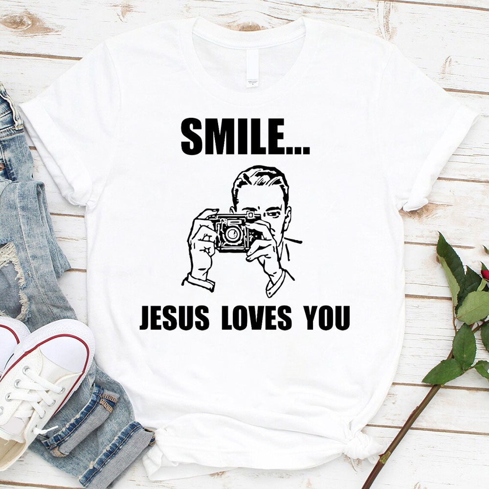 Smile Jesus Love You Christian T-Shirt