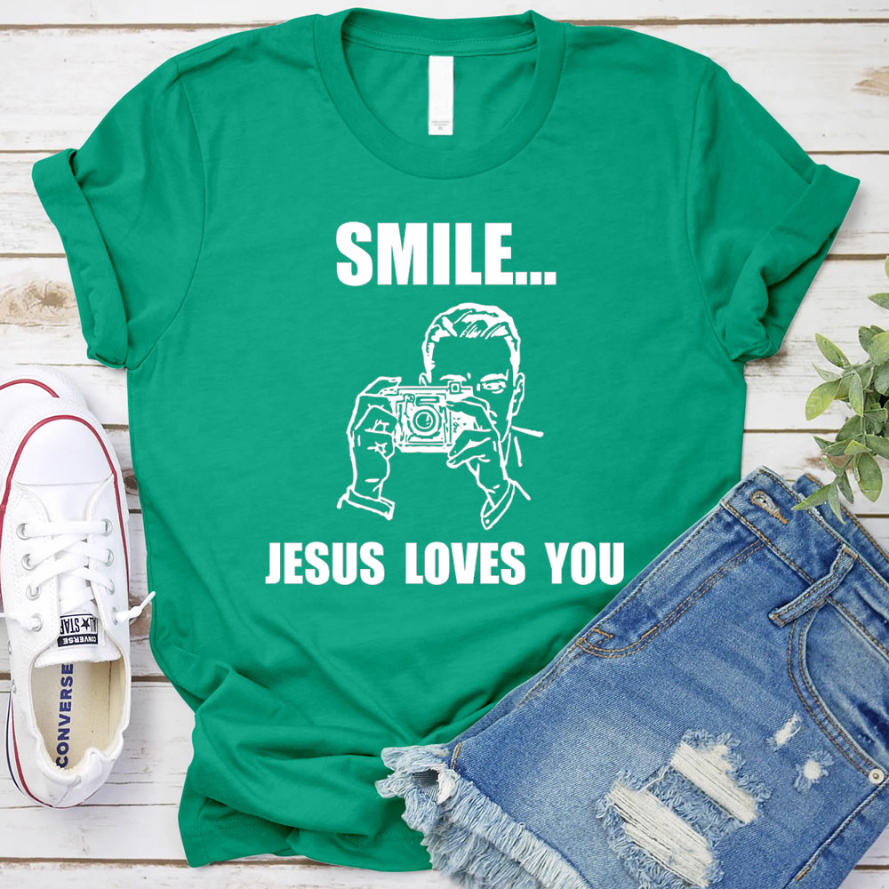 Smile Jesus Love You Christian T-Shirt