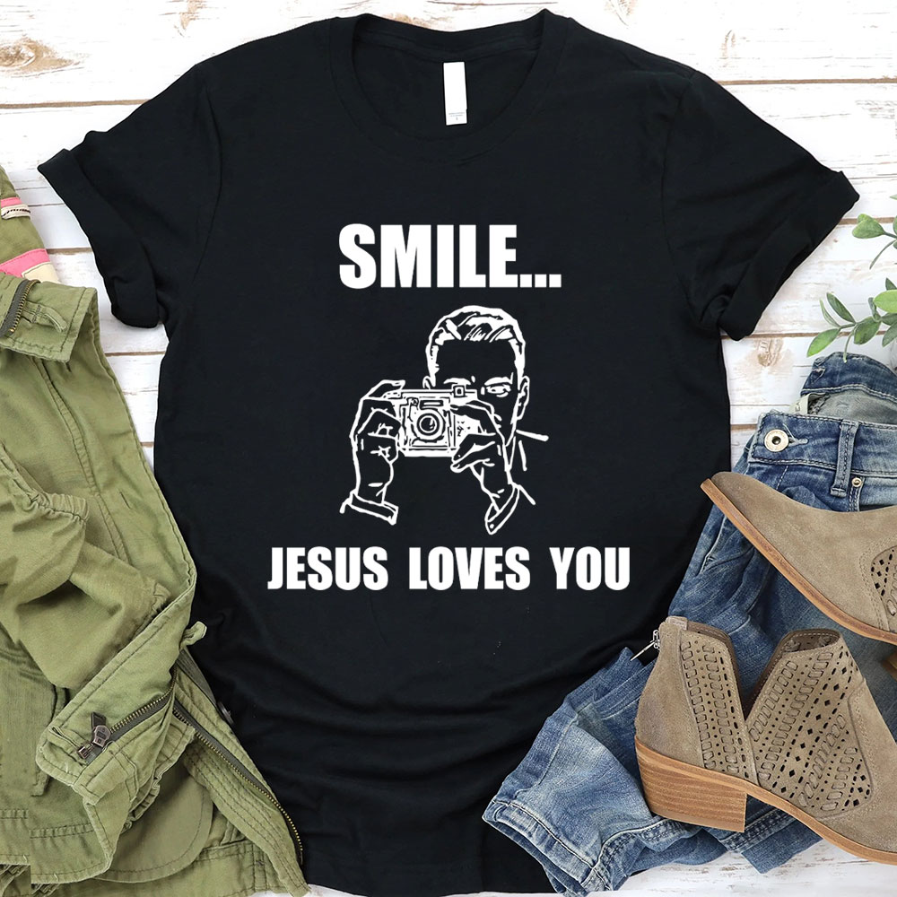 Smile Jesus Love You Christian T-Shirt