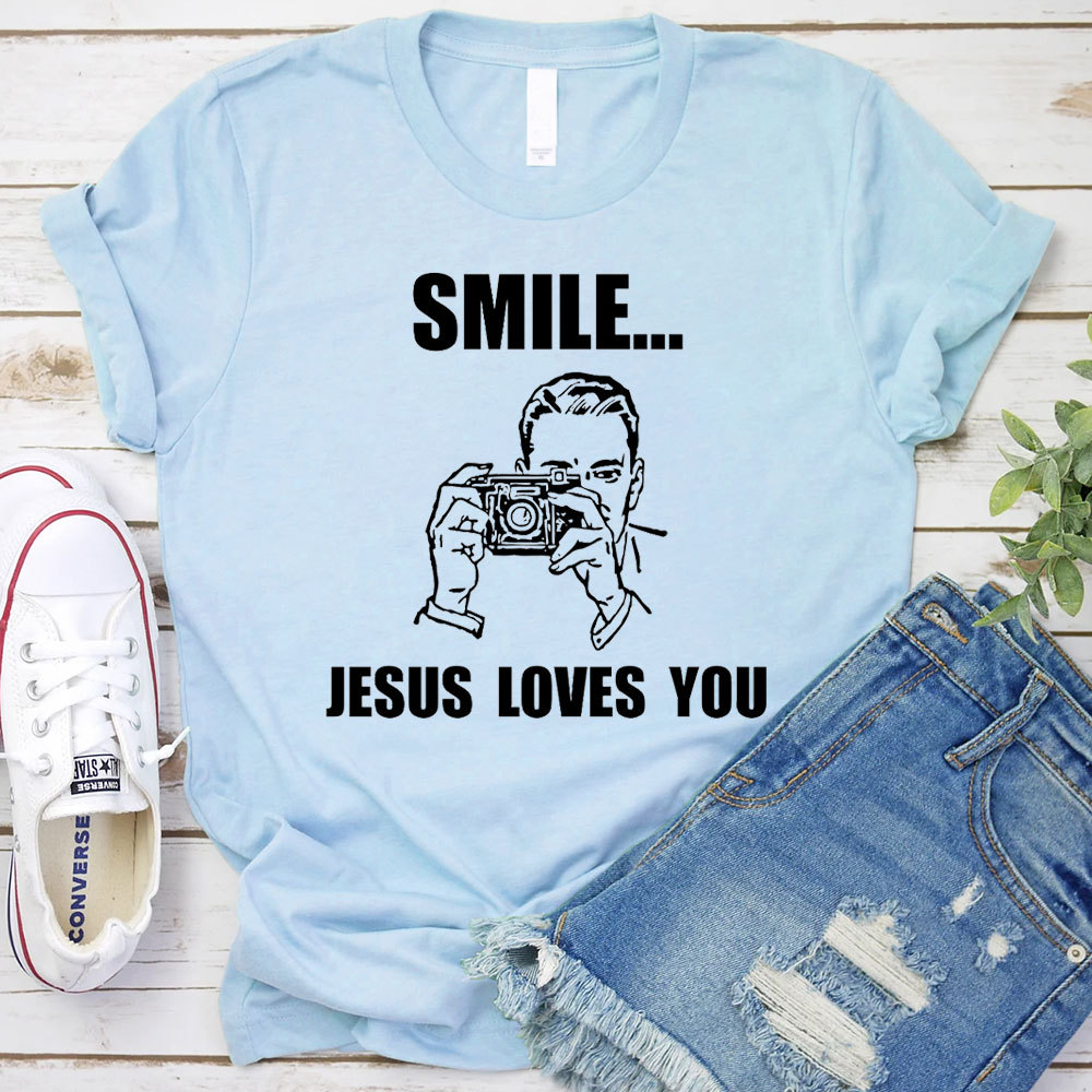 Smile Jesus Love You Christian T-Shirt