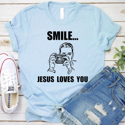 Smile Jesus Love You Christian T-Shirt