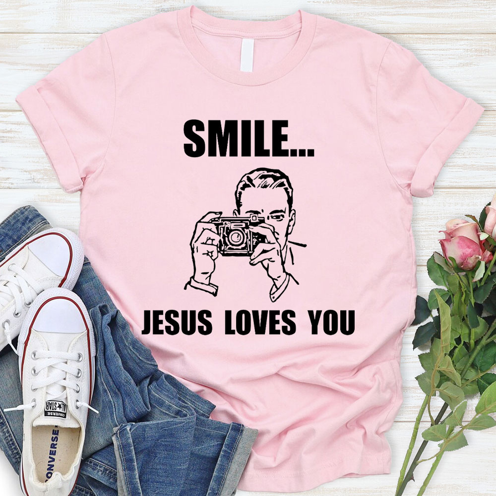 Smile Jesus Love You Christian T-Shirt